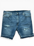 Levi 412 Cut Off Distress Denim Shorts (42)
