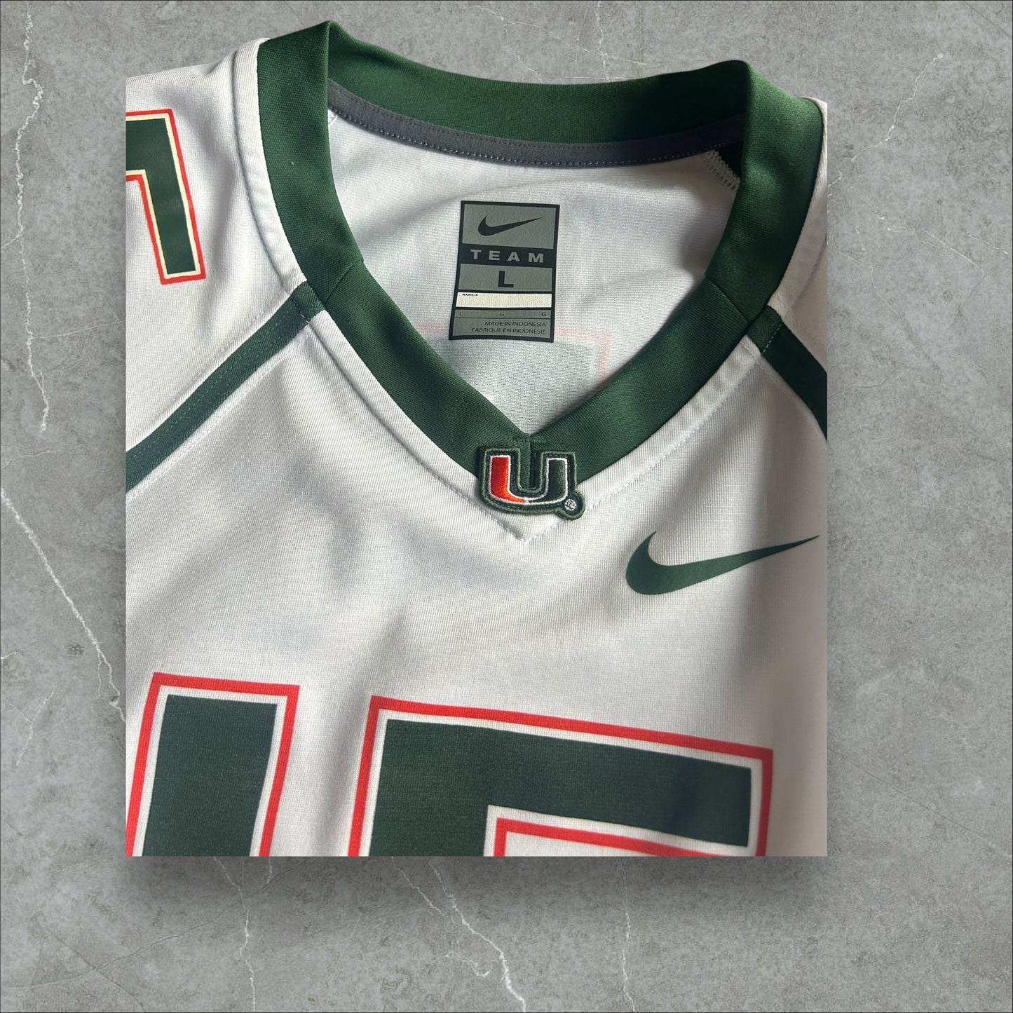 Nike Hurricane White Road Jersey ( L)