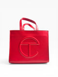 Small Red Telfar Shopping Bag