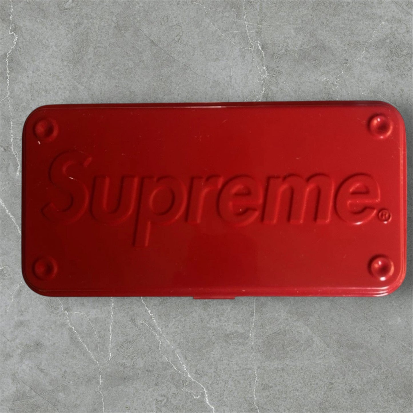 Supreme Large Flip Top Metal Box SS13