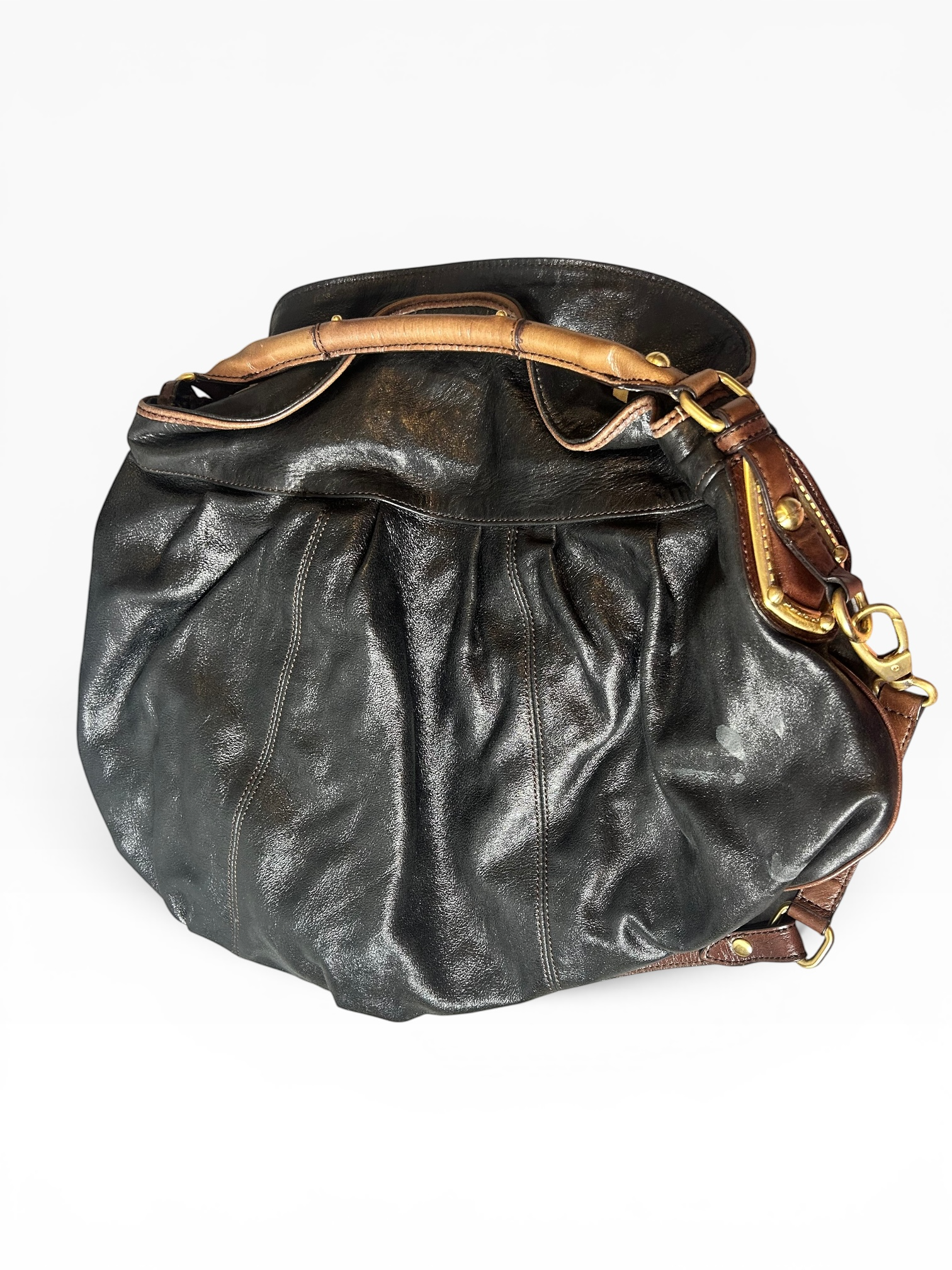 Steve by Steve Madden Black Leather Crossbody