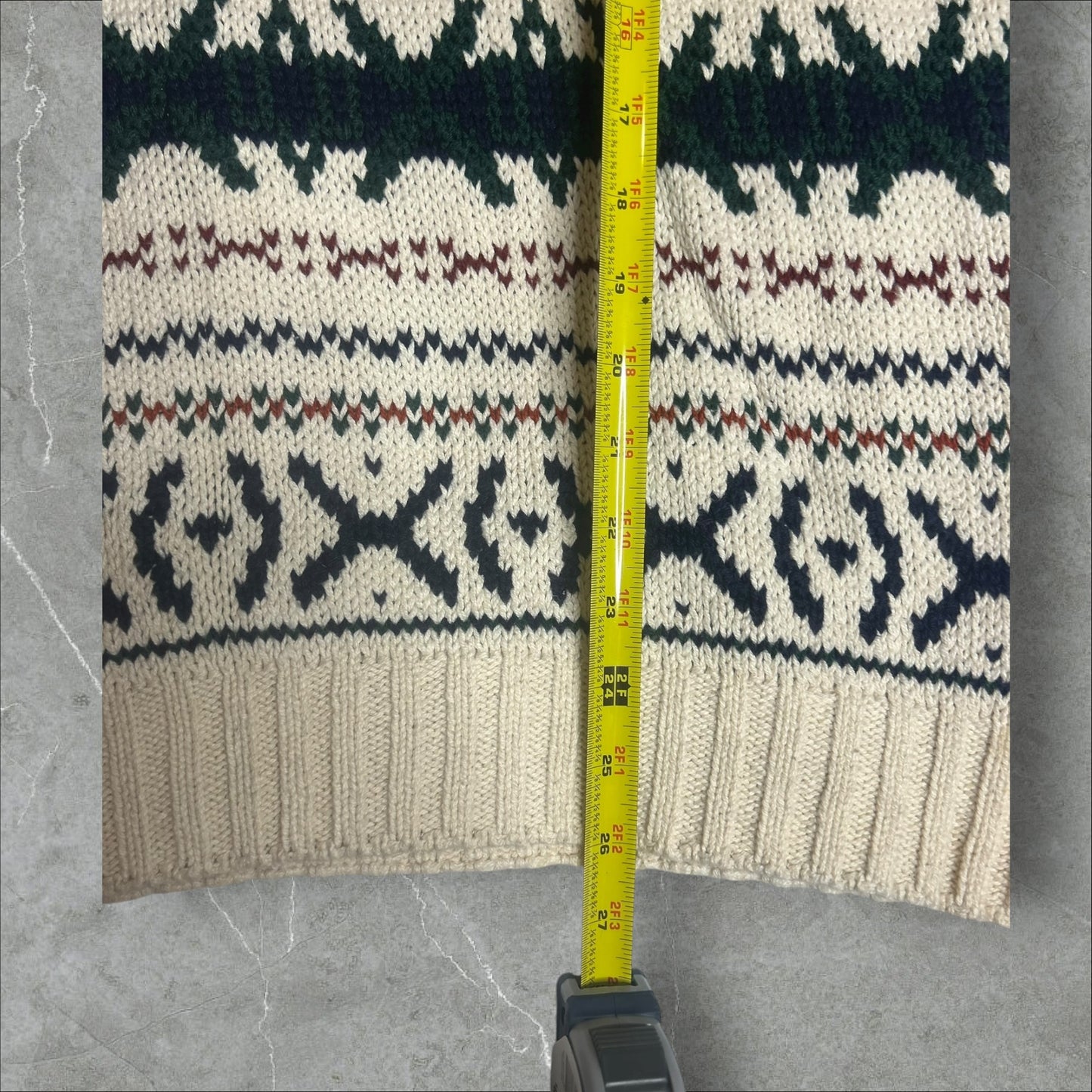 American Portrait Vintage Cotton Sweater (L)