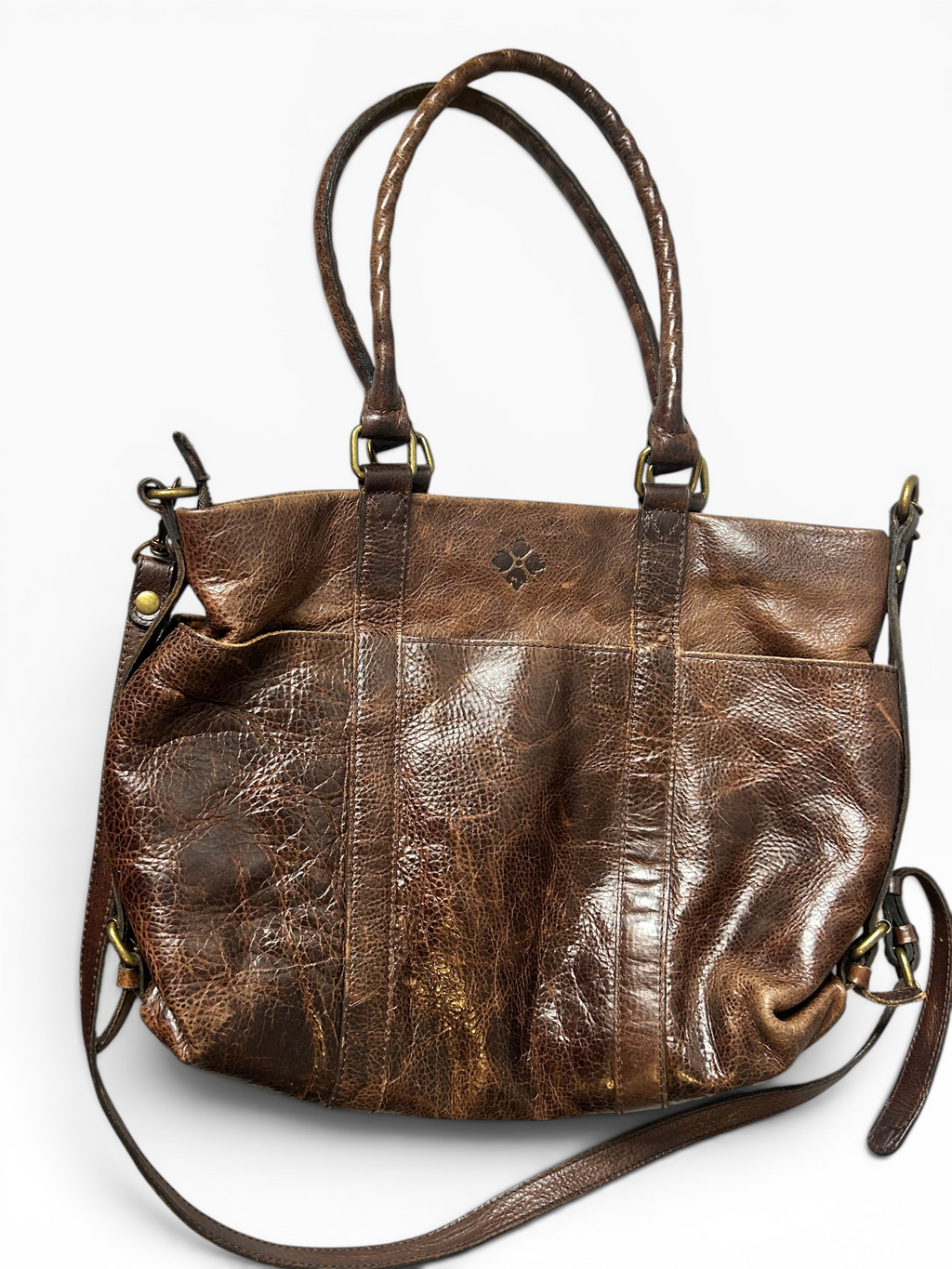 Patricia Nash Brown Leather Tote Bag