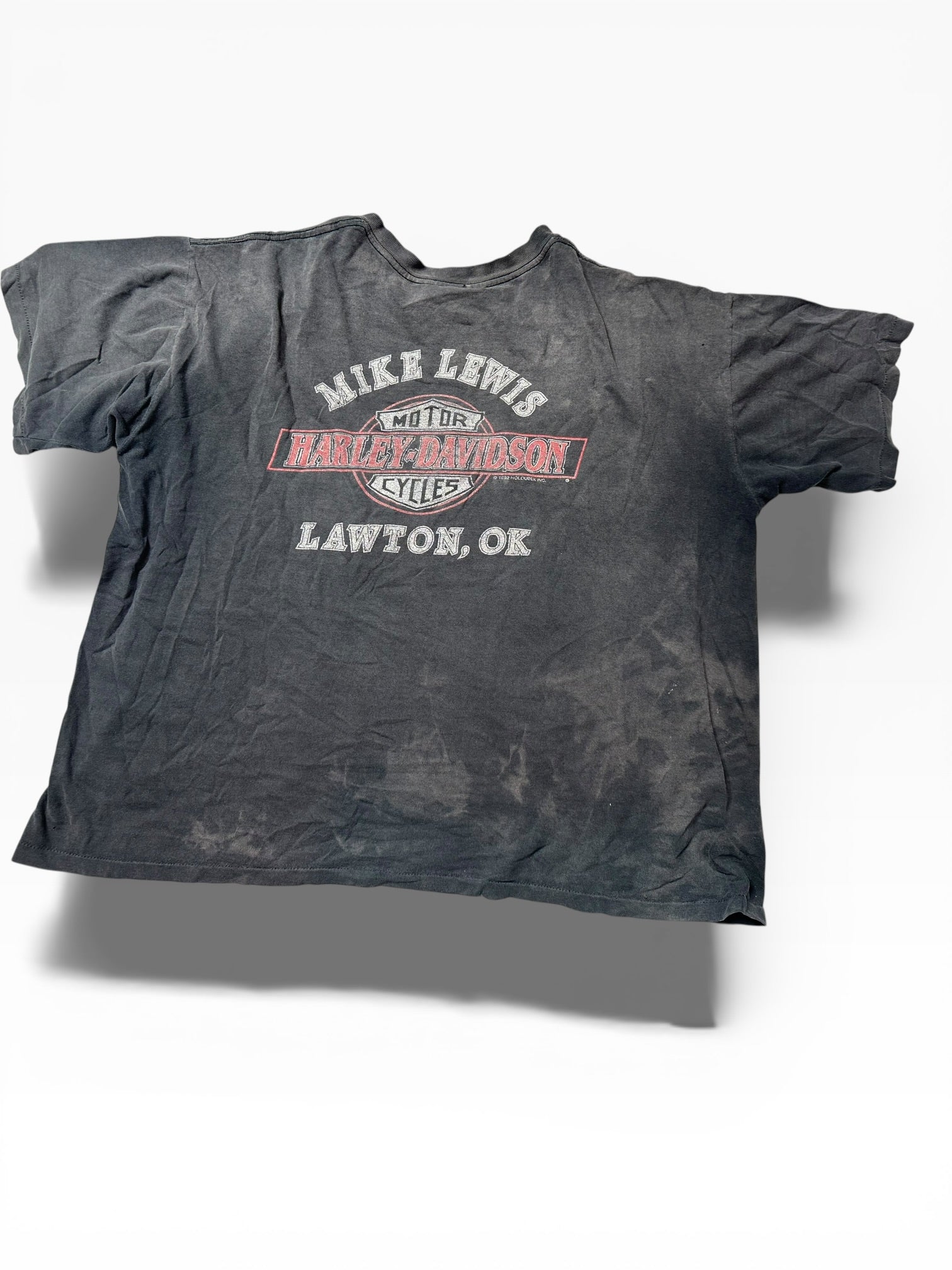 Vintage Harley Davidson Motorcycle Graphic Tee (XXL)