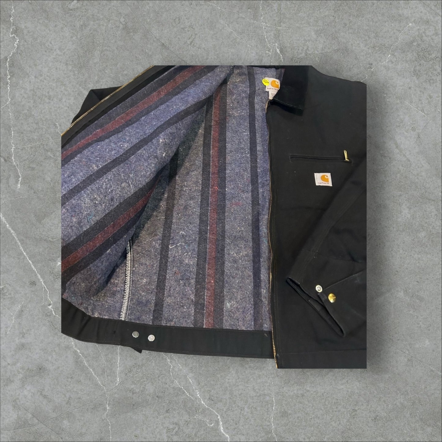 Carhartt Detroit Blanket Lined Zipper Closure Jacket (XL)