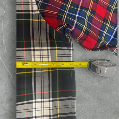 Polo Ralph Lauren Plaid Classic Fit Quarter Button(2XB)