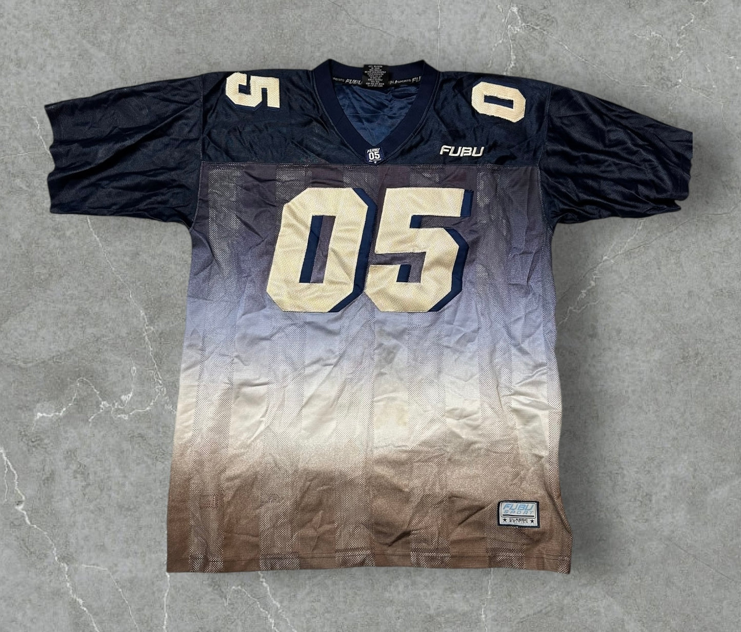 FUBU 05’ Blue Ombré Jersey (XL)