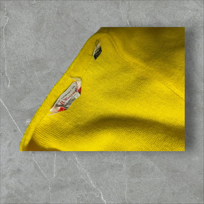Vintage 100% Orlon Yellow Cardigan (XL)