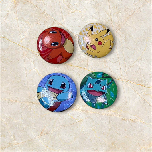 Funko Pokémon 4 Starters Pin Sets