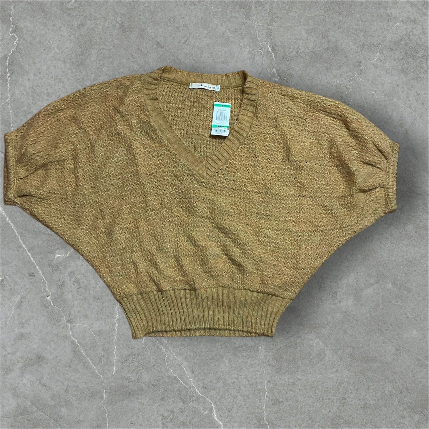 Mustard Butterfly Sweater (L)