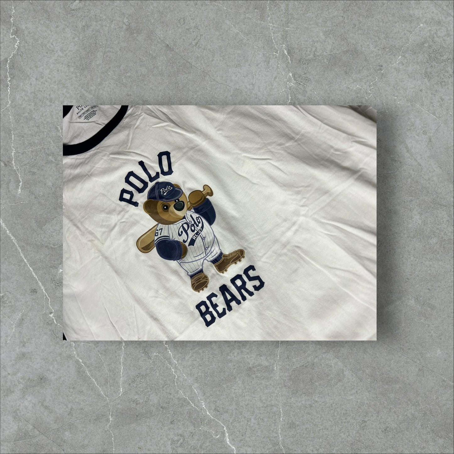 Polo Ralph Lauren Bear Baseball Tee (3xb)