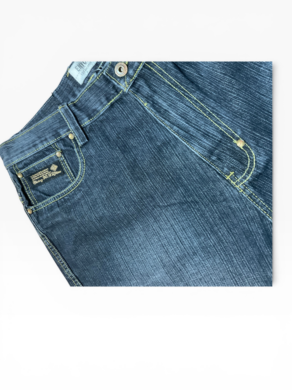 Retro Enyce Baggy Y2K Jean Shorts (36)