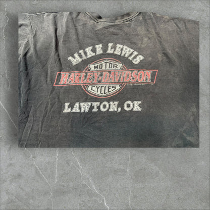 Vintage Harley Davidson Motorcycle Graphic Tee (XXL)