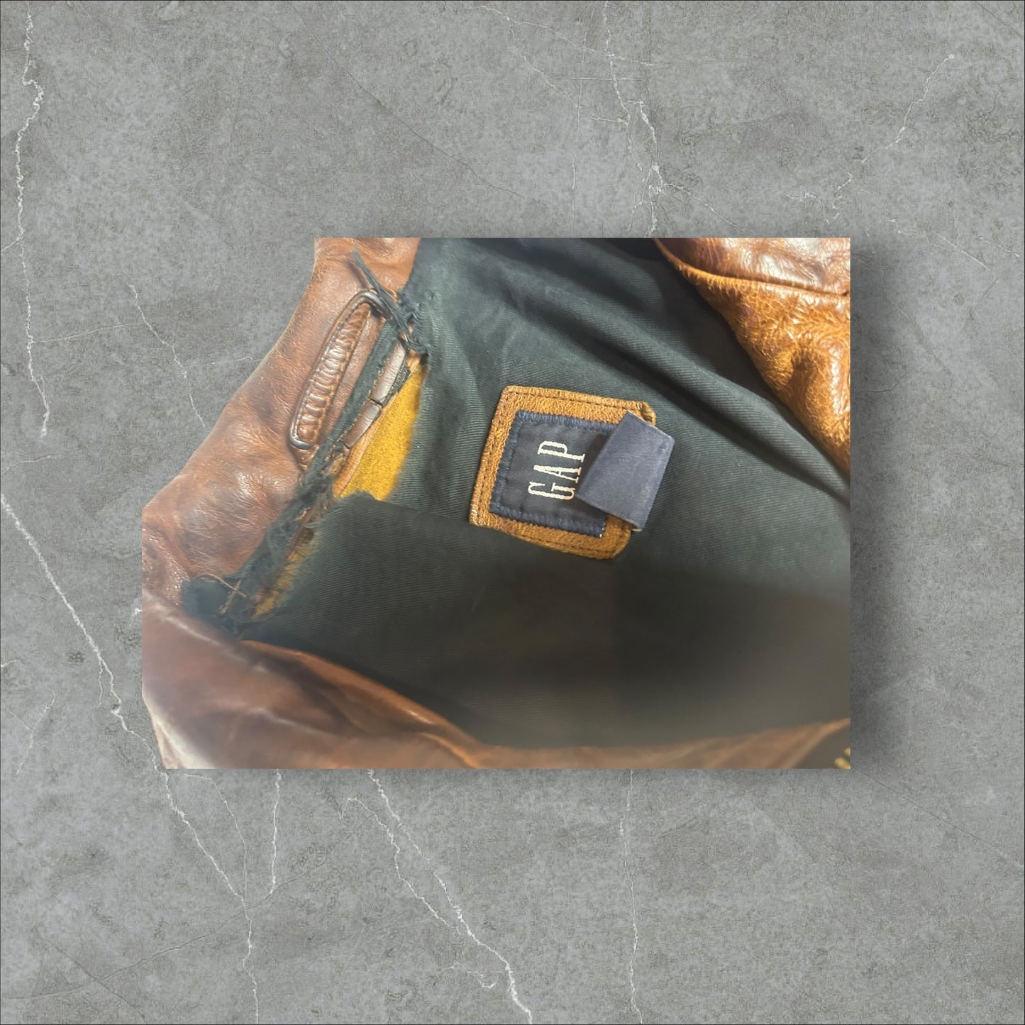 Gap Leather Jacket (XL)