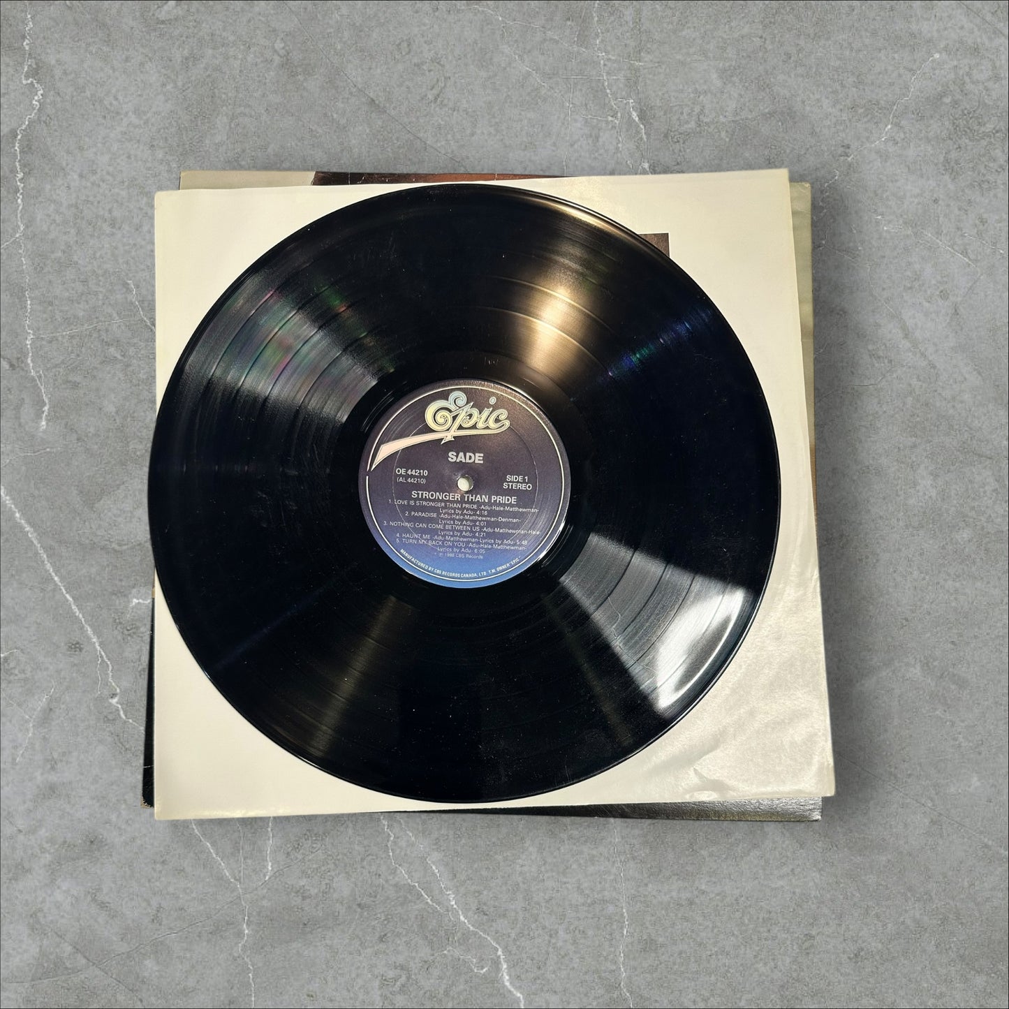 Sade Stronger Than Pride Vinyl