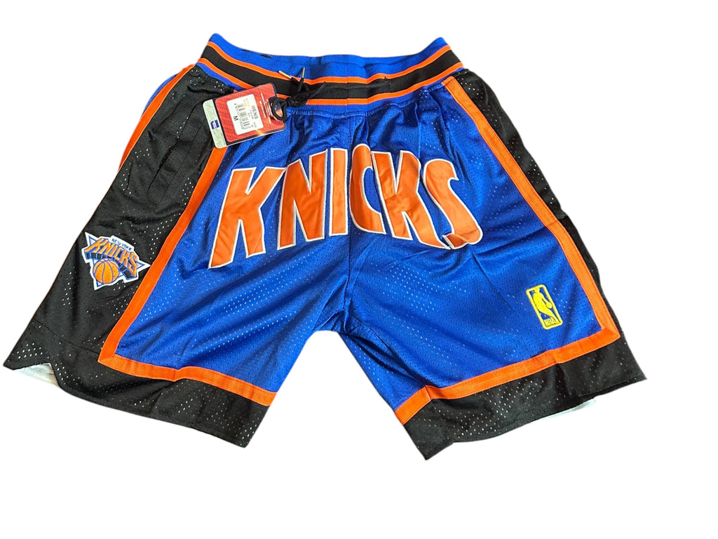 New York Knicks Just Don Blue NBA Shorts