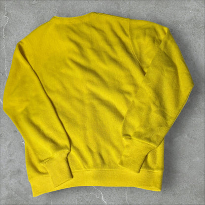 Vintage 100% Orlon Yellow Cardigan (XL)