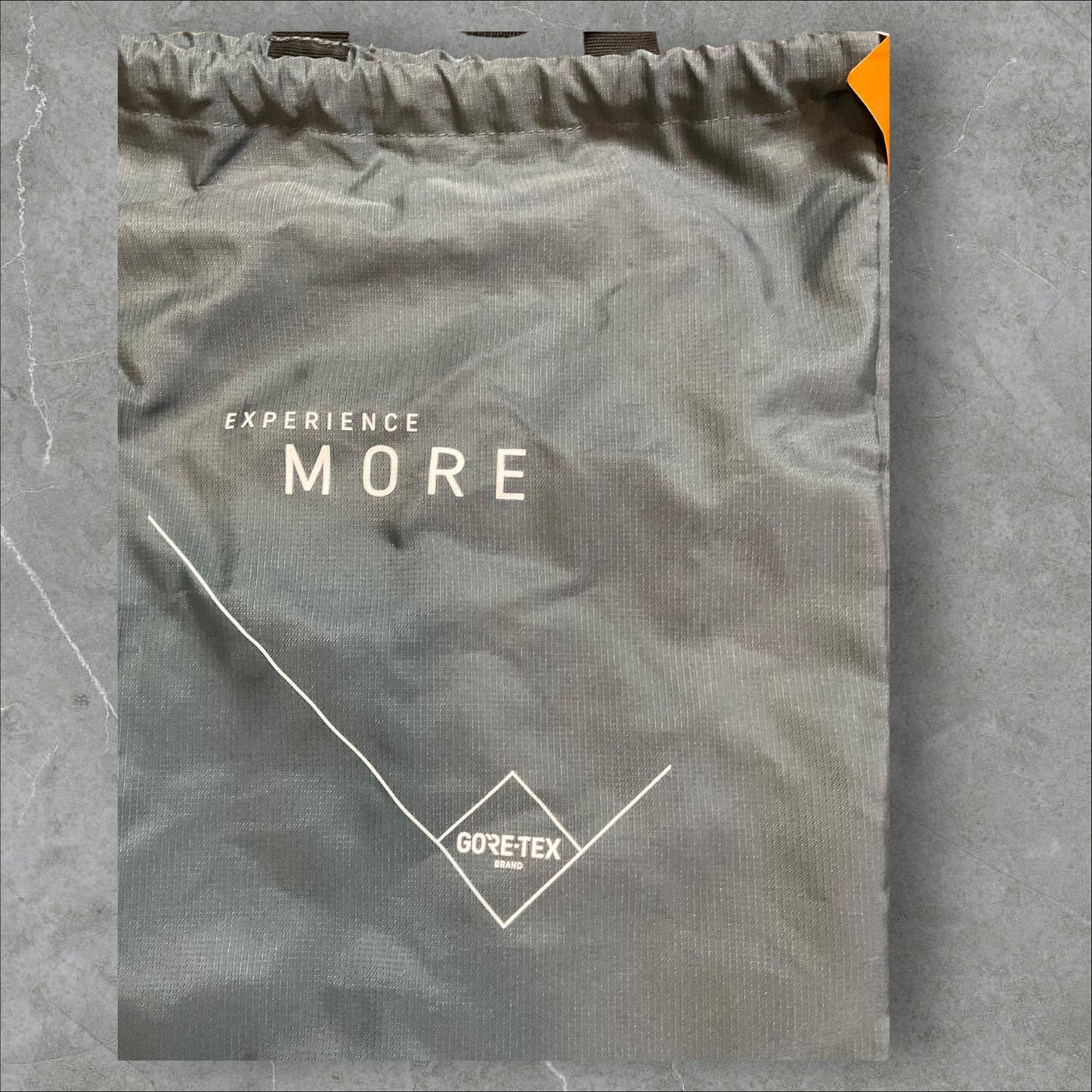 2018 Gore-tex Grey Drawstring Bag