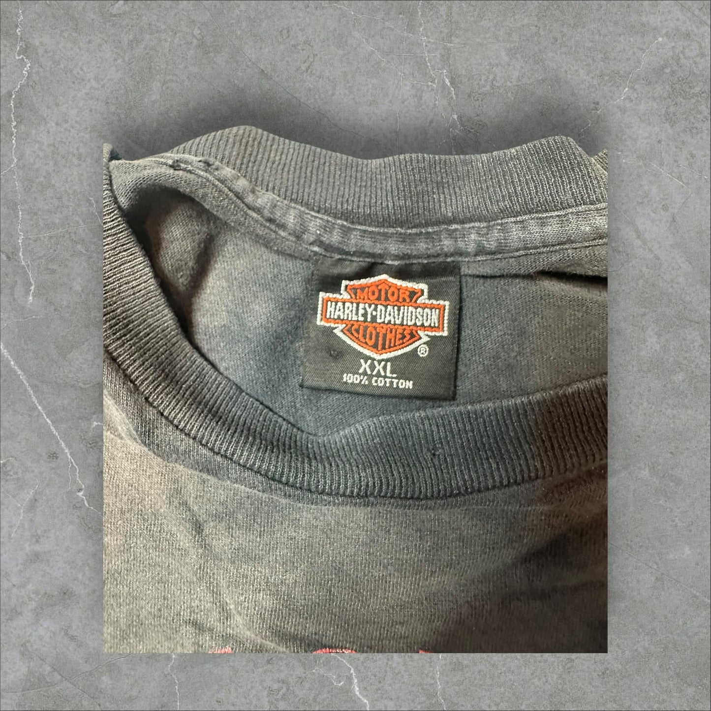 Vintage Harley Davidson Motorcycle Graphic Tee (XXL)