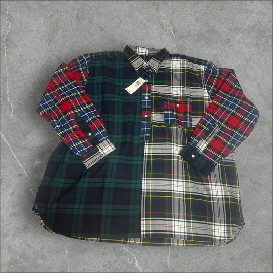 Polo Ralph Lauren Plaid Classic Fit Quarter Button(2XB)