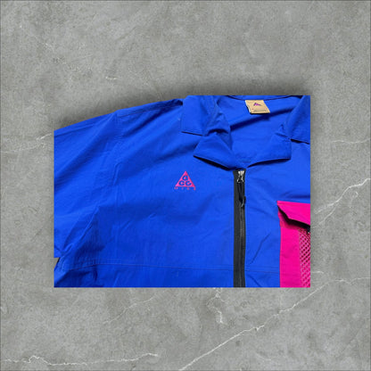 Nike ACG Short Sleeve Zip Up Shirt (XXL)