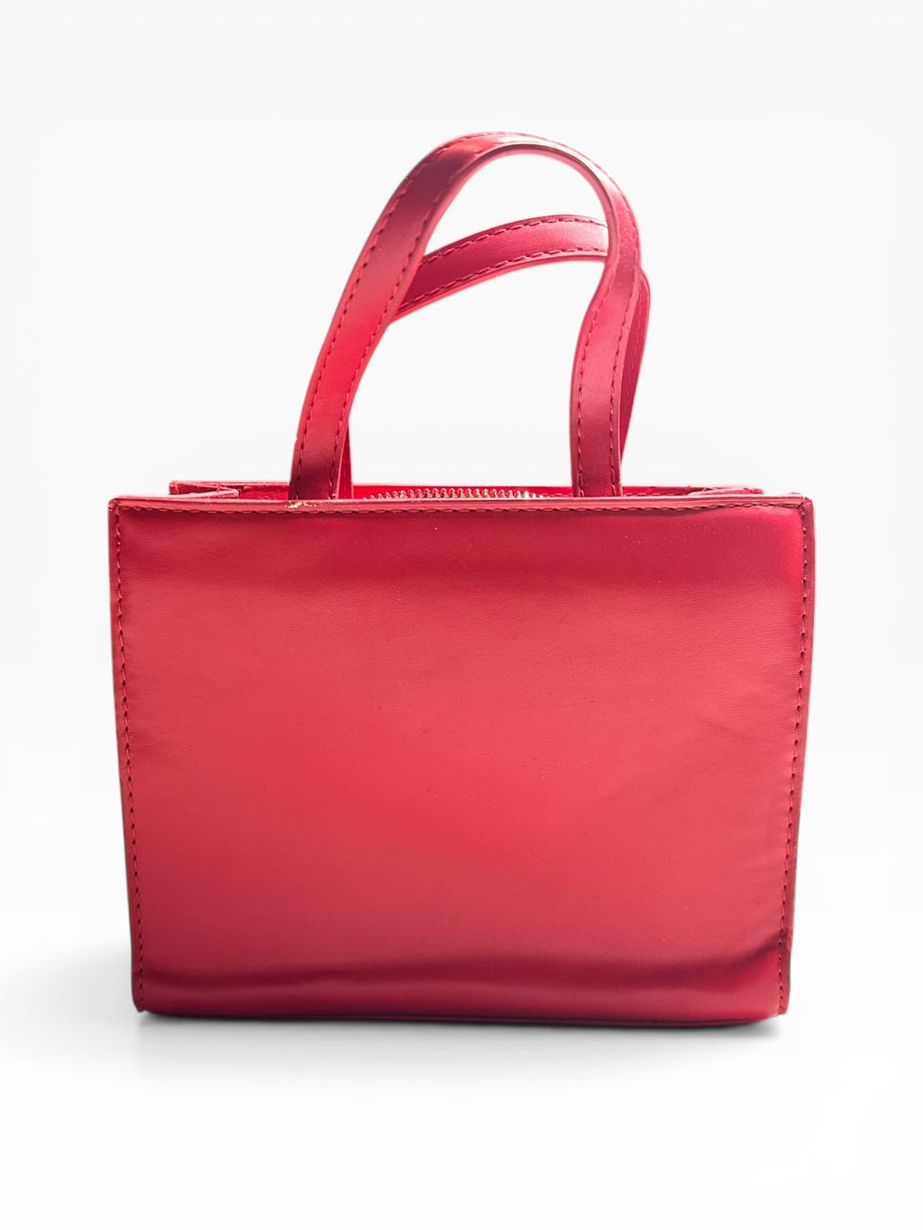 Small Red Telfar Shopping Bag