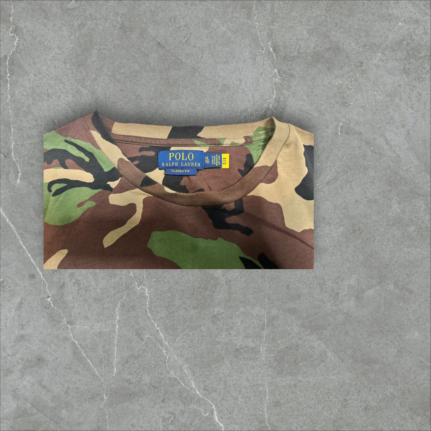 Polo Ralph Lauren Camo Pocket Tee(XL)