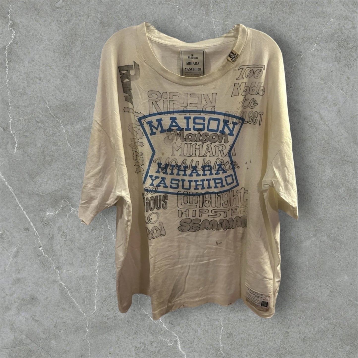 Maison Mihara Yasuhiro T-Shirt (XXL)