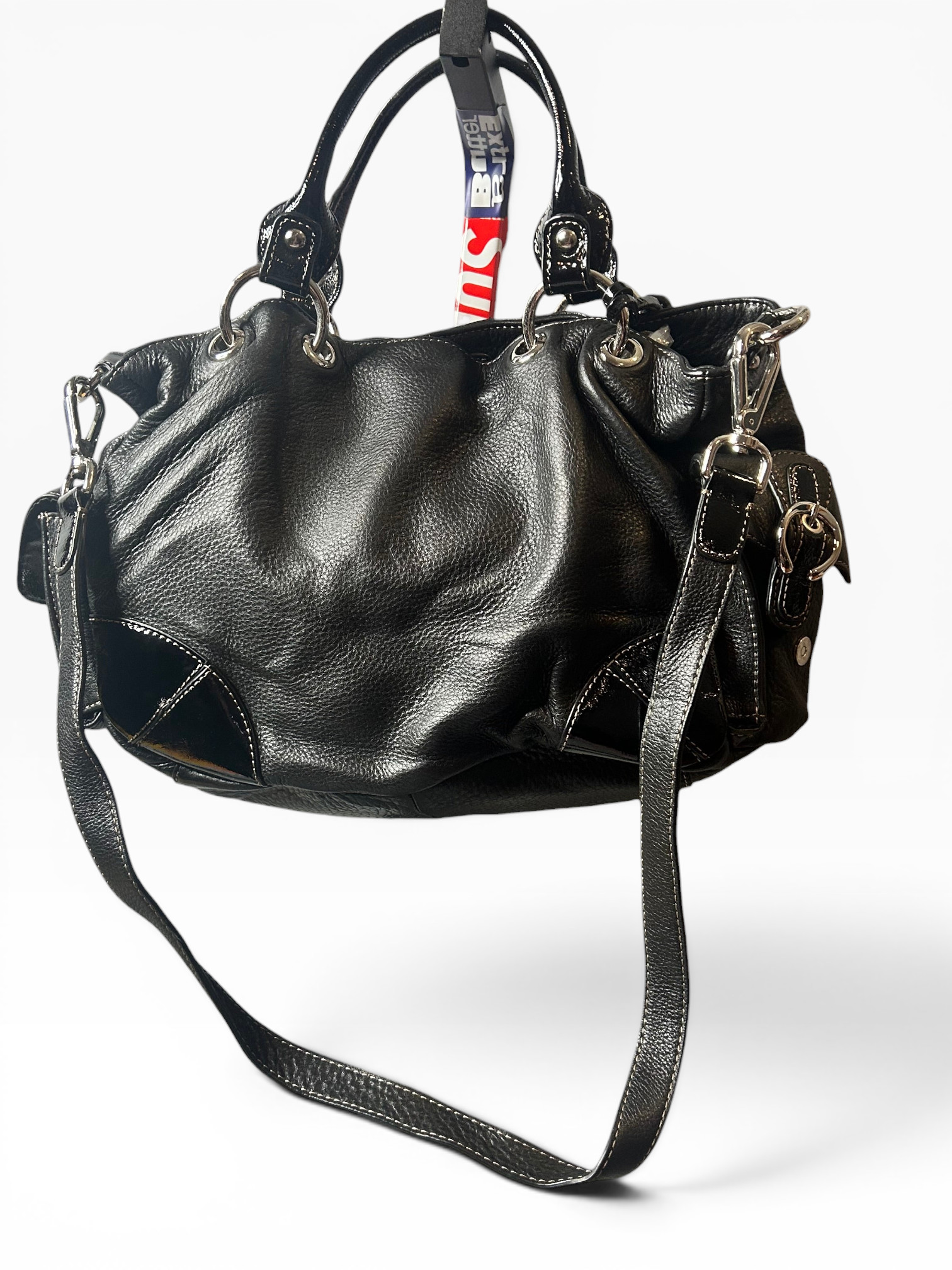 Luce Black Shoulder Bag