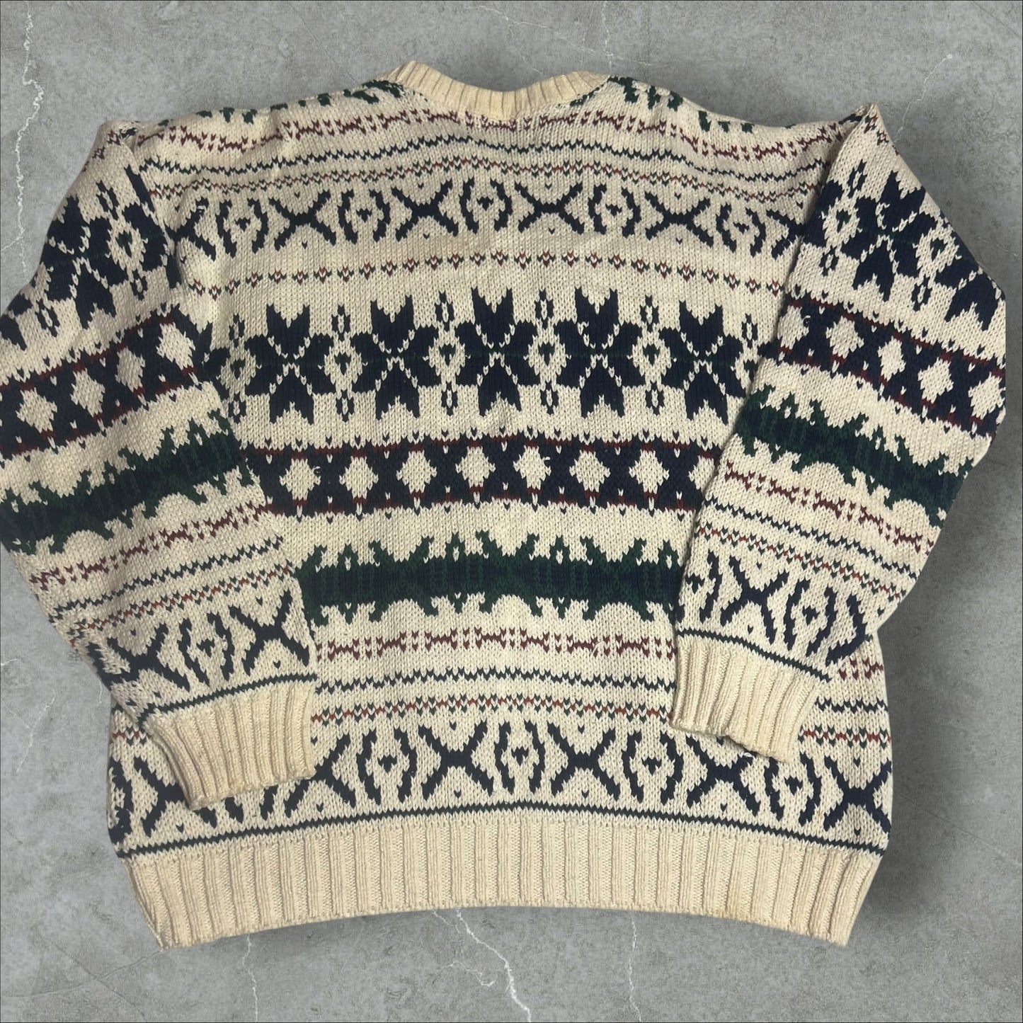 American Portrait Vintage Cotton Sweater (L)