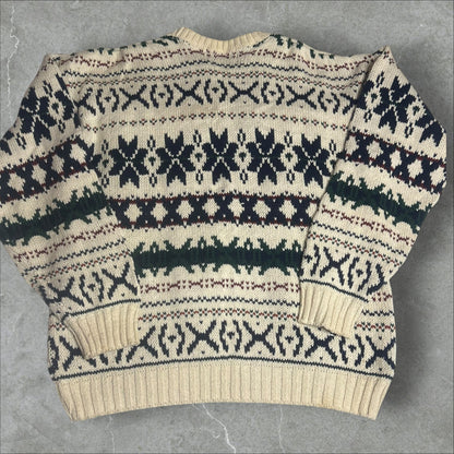 American Portrait Vintage Cotton Sweater (L)