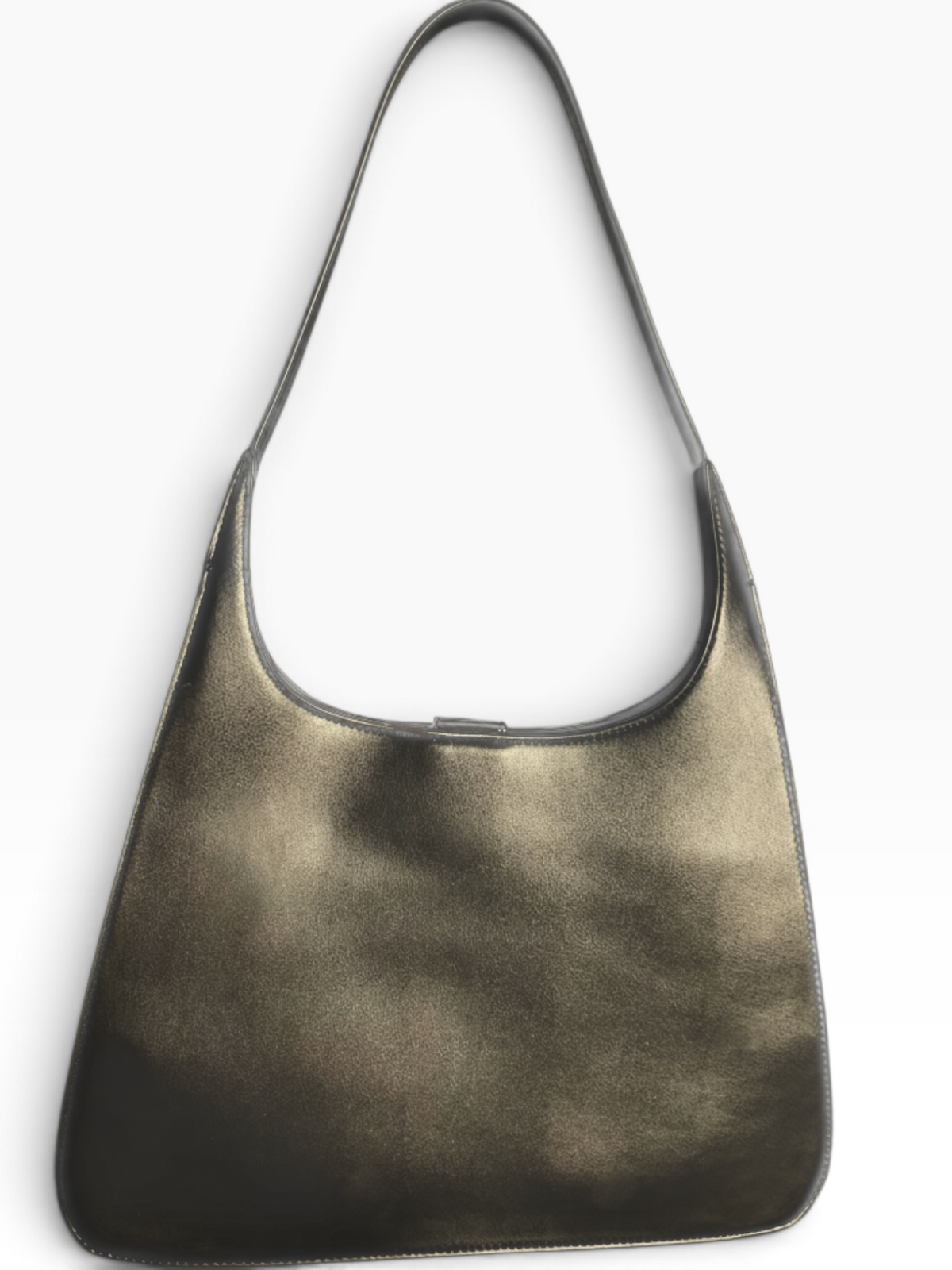 Calvin Klein Black Structured Hobo Bag