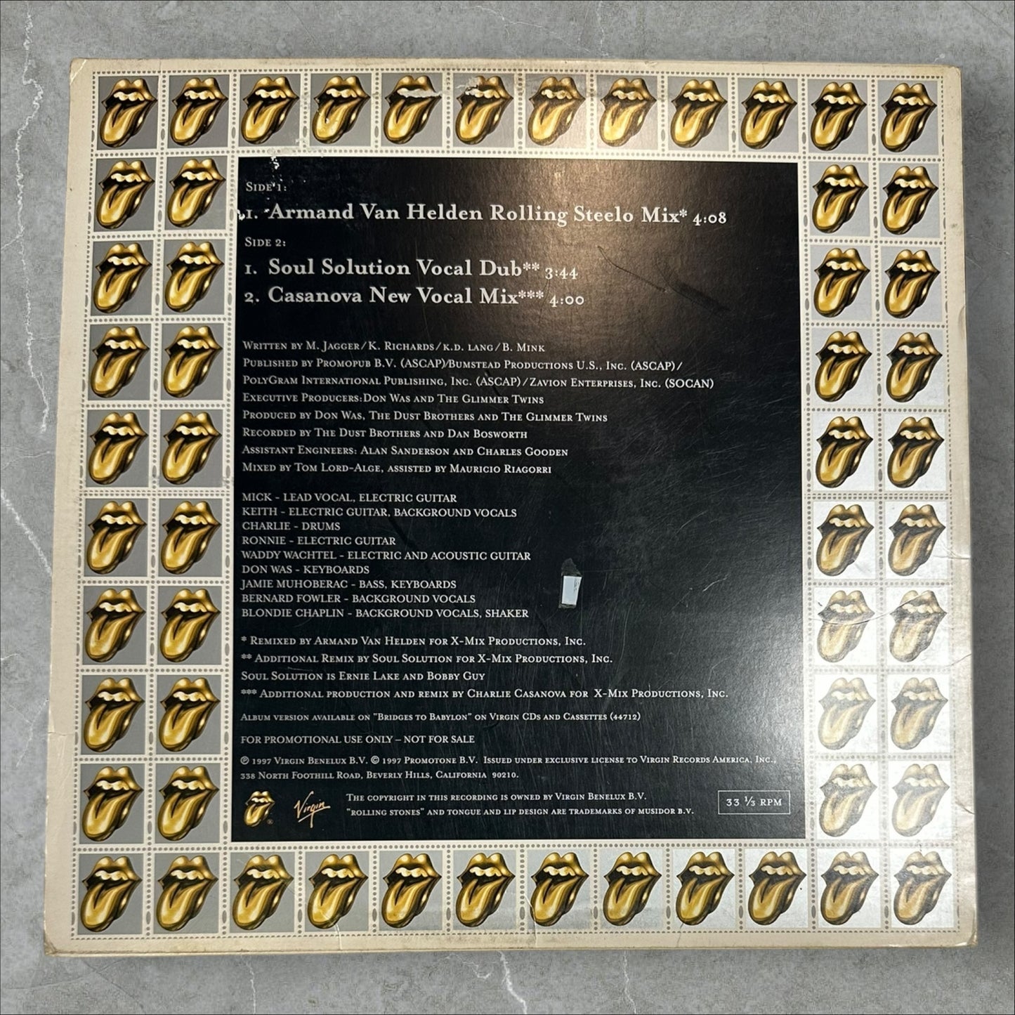 Rolling Stones “Anybody Seen My Baby” Vinyl