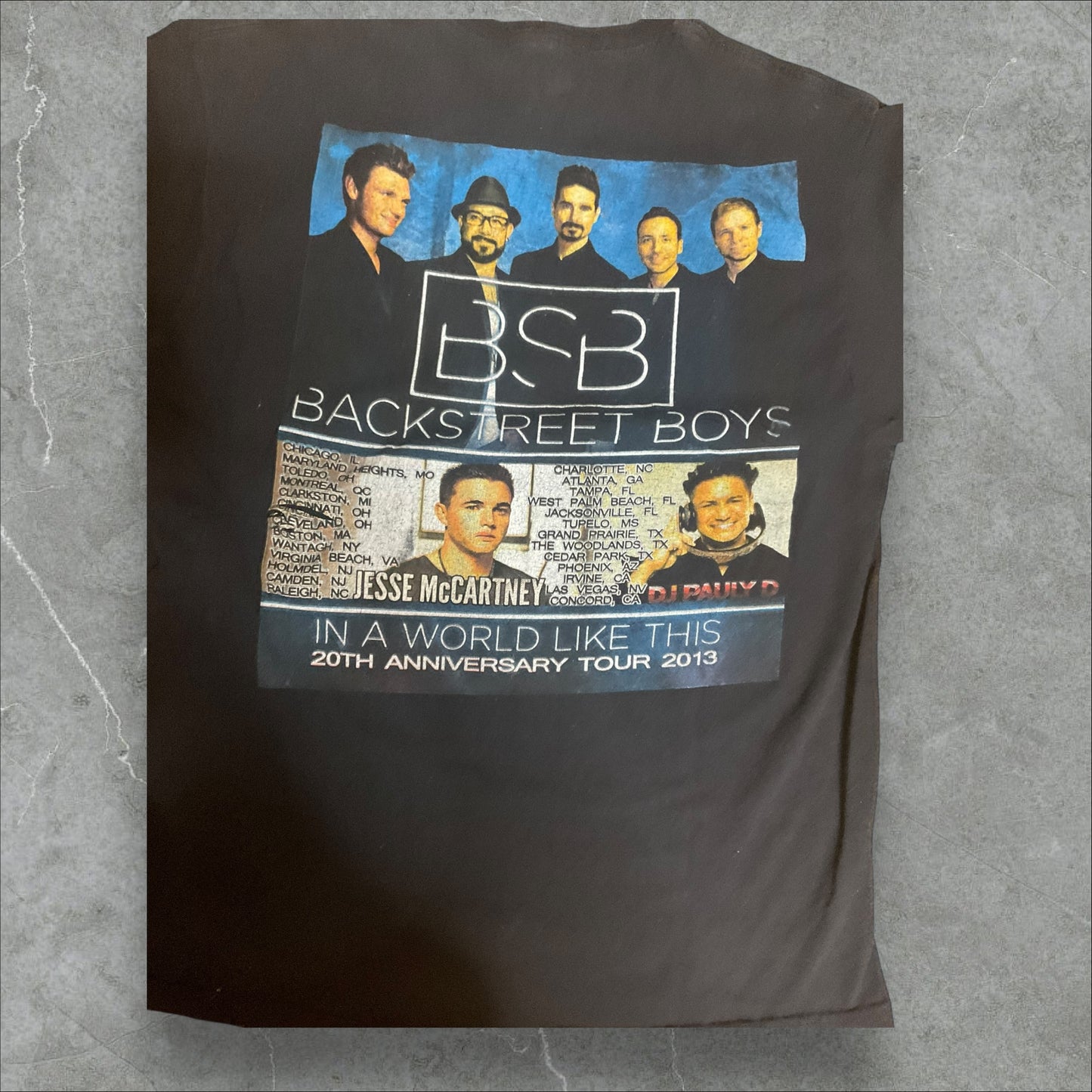 Backstreet Boys 20th Anniversary Concert Tee (L)