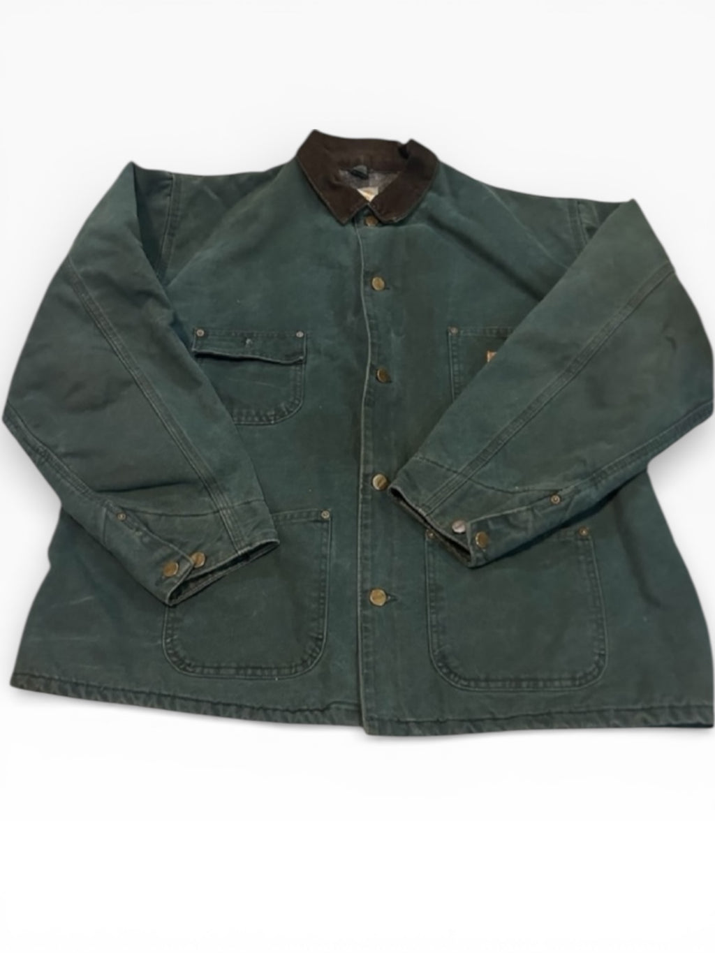 Carhartt Green Blanket Lined Chore Jacket (XXL)