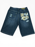 Retro Enyce Baggy Y2K Jean Shorts (36)