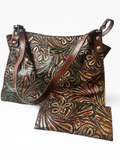 Patricia Nash Metallic Tobacco Fields Romina Bag