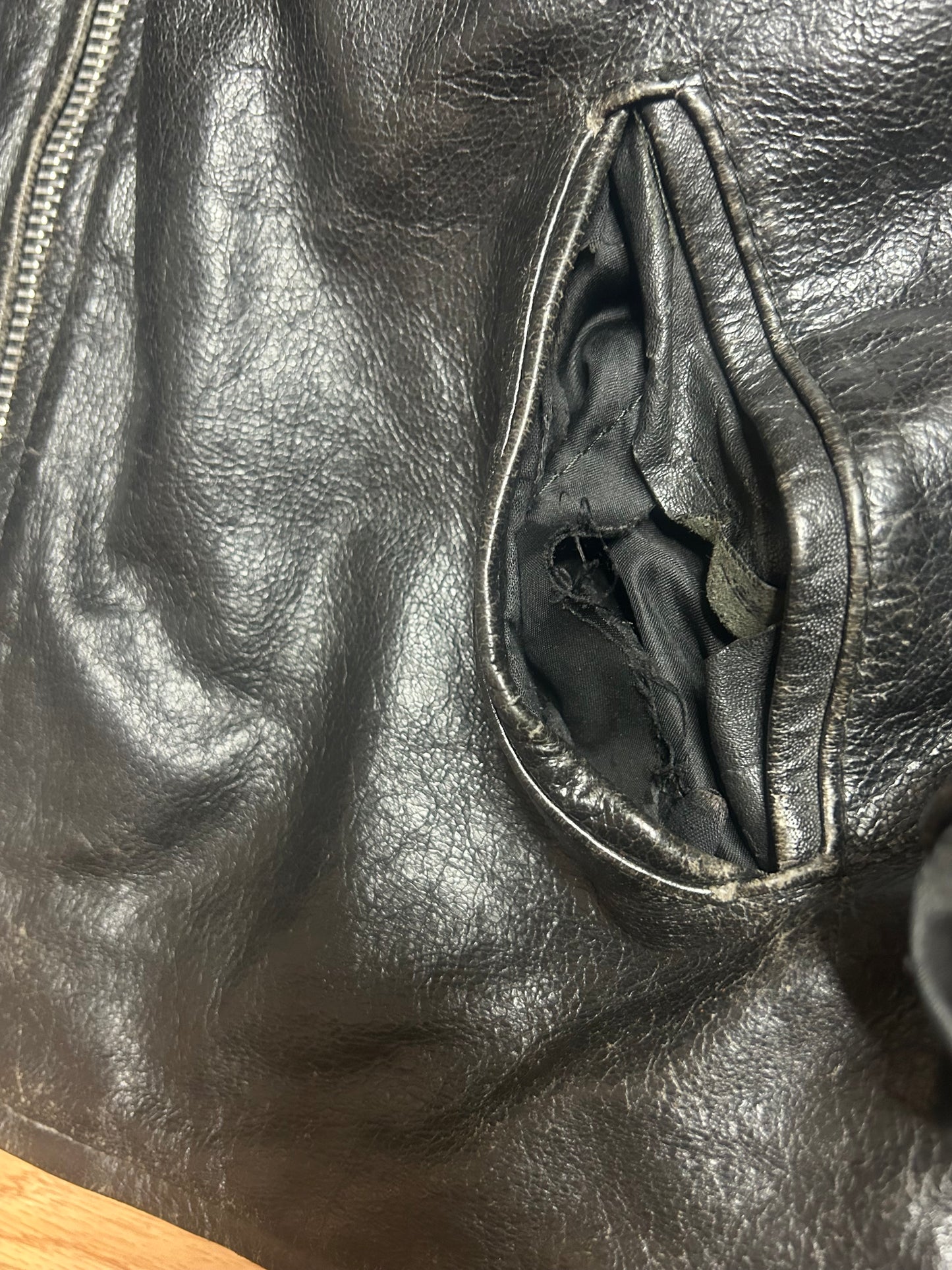 Unik Genuine Leather Jacket (Size 46)