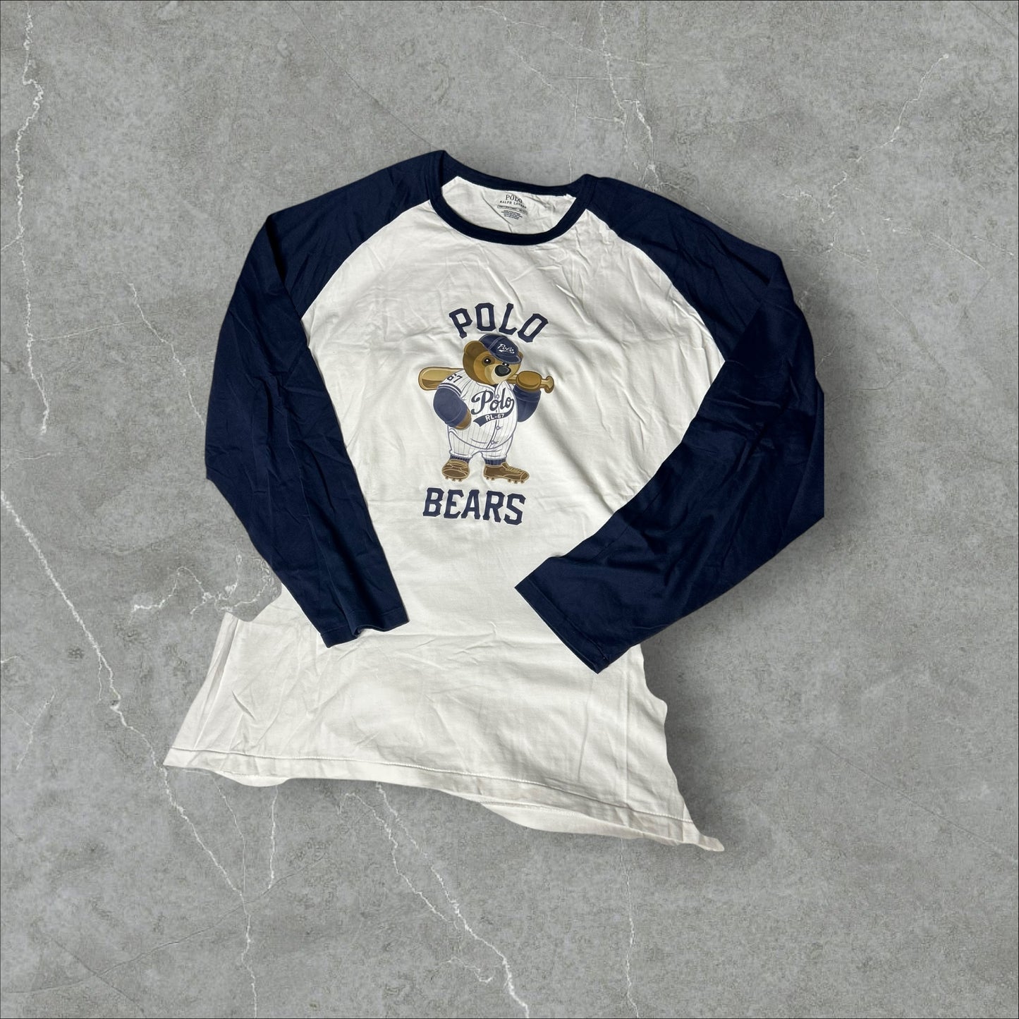 Polo Ralph Lauren Bear Baseball Tee (3xb)