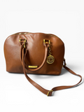 Joy & Iman Leather Satchel Organizer Shoulder Bag