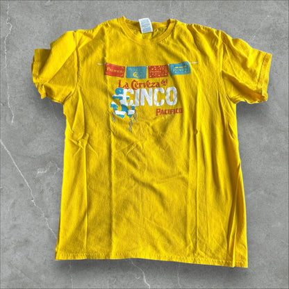 La Cerveza Del Cinco Pacifico Graphic Tee(M)