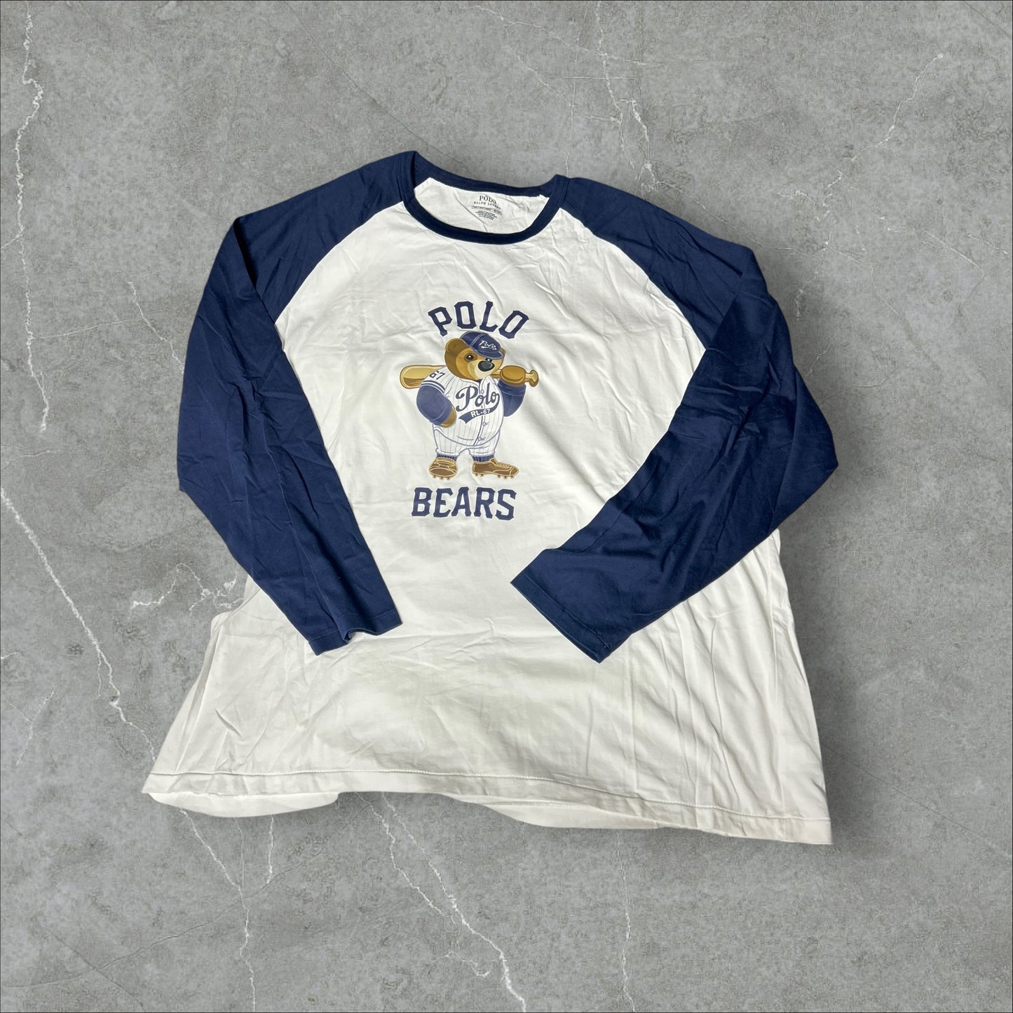 Polo Ralph Lauren Bear Baseball Tee (3xb)