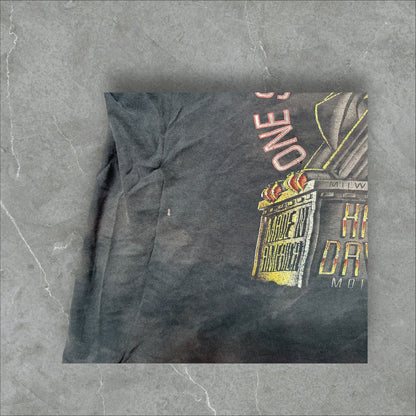 Vintage Harley Davidson Motorcycle Graphic Tee (XXL)