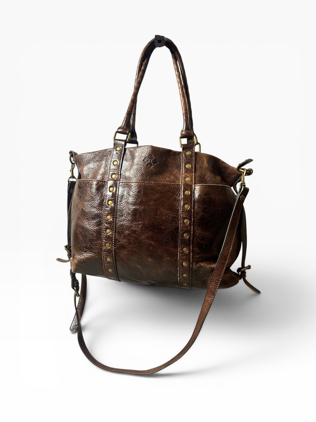 Patricia Nash Brown Leather Tote Bag
