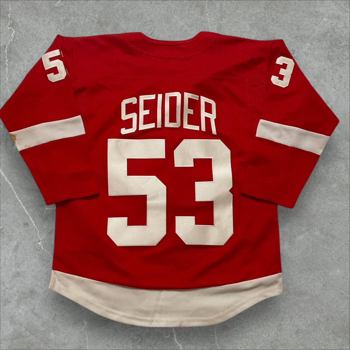 Fanatics Moritz Seider Detroit Red Wings Home Breakaway Player Jersey (L/XL)