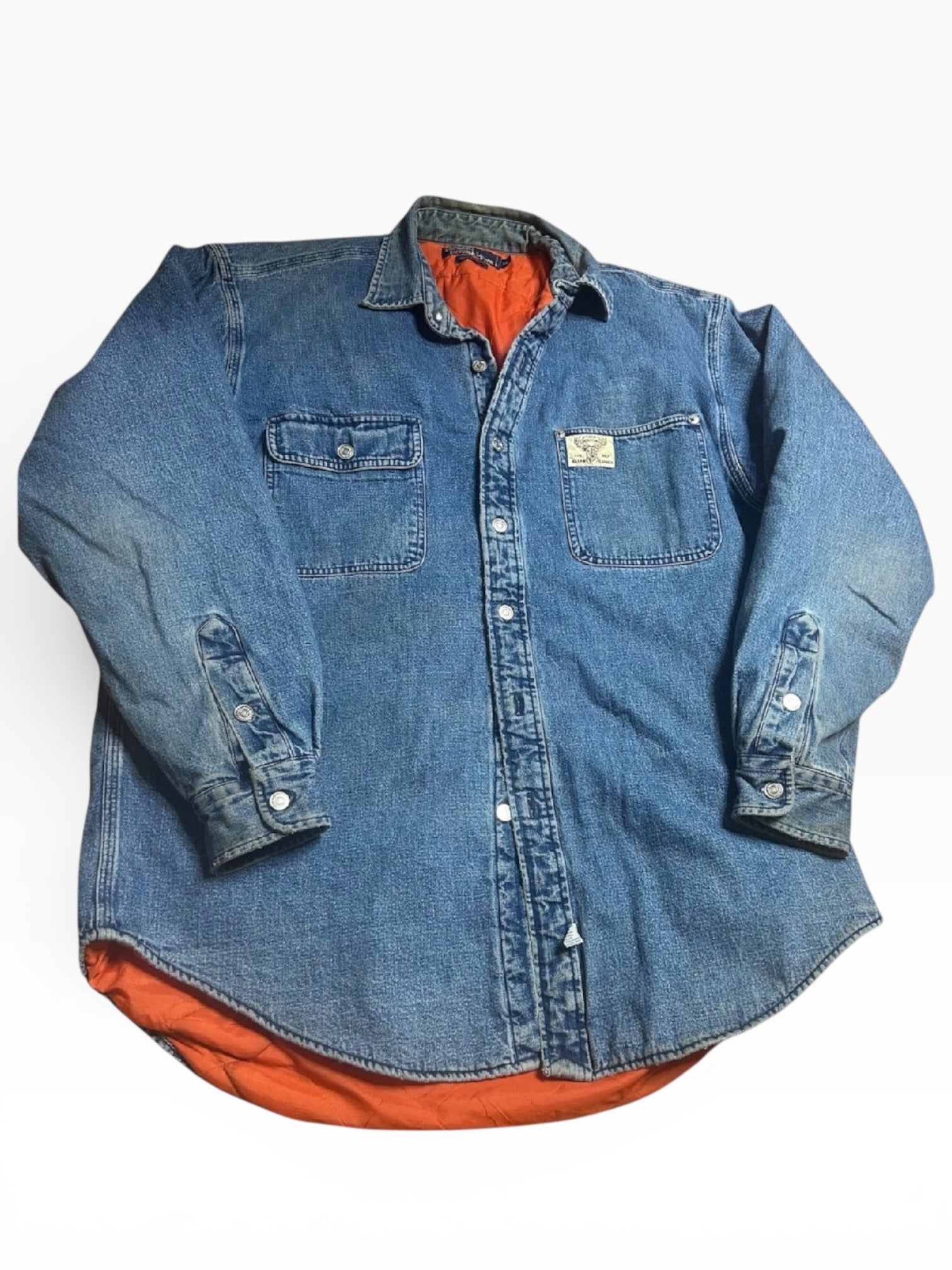 Polo Ralph Lauren Quilted Denim Jacket(L)
