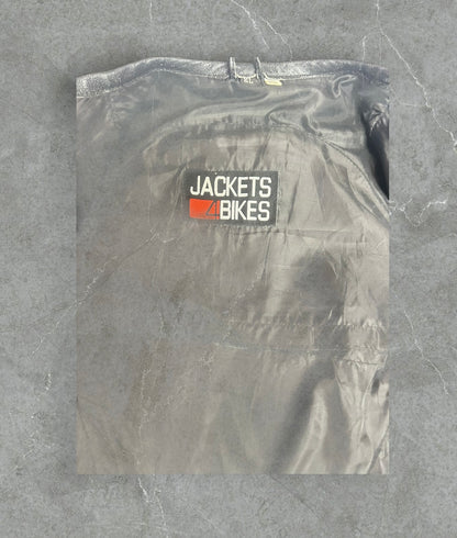 Jackets 4 Bikes Padded Motorcycle Leather Vest (XL)