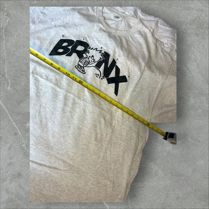 Vintage Dirty Calvin Bronx Graphic Gray Tee (2X)