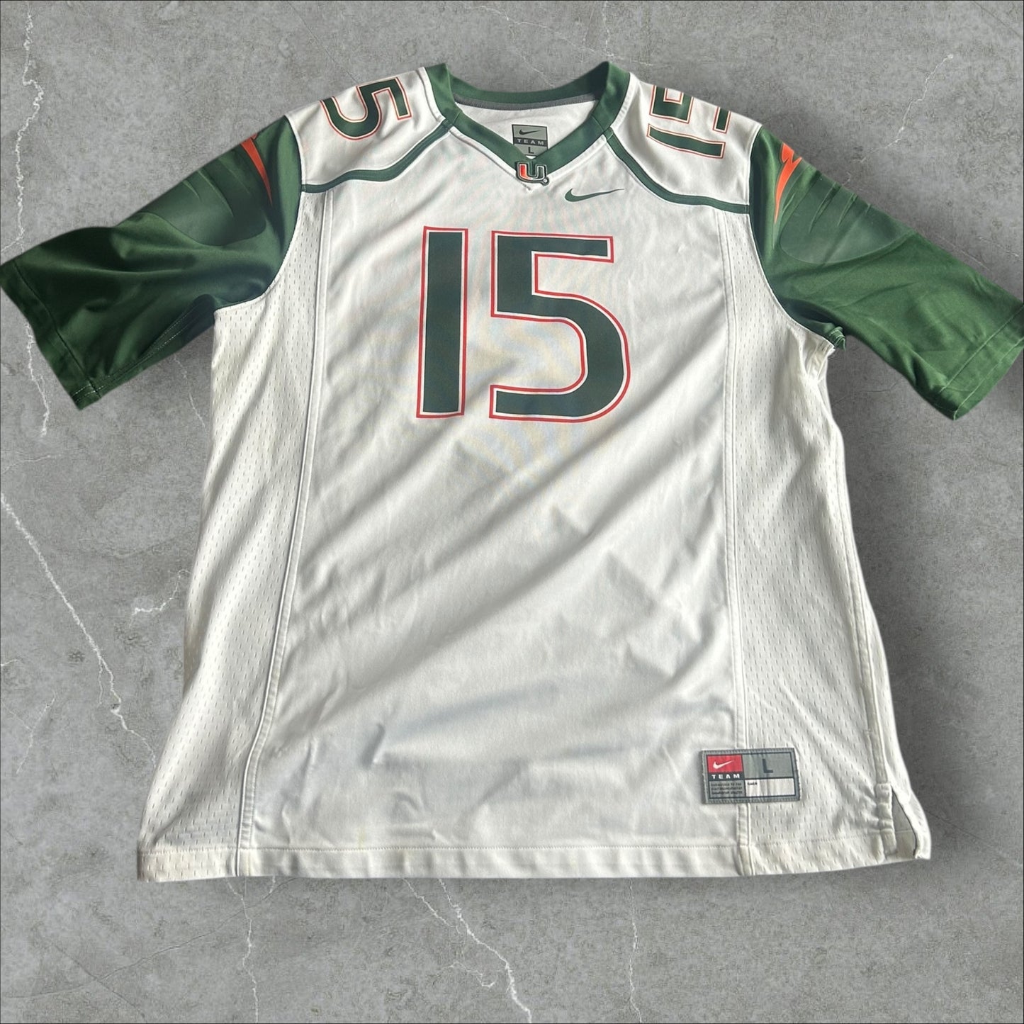 Nike Hurricane White Road Jersey ( L)