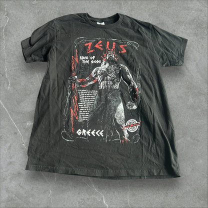 Zeus 'King of the Gods' Graphic Tee (M)